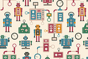 Machines and Robots, a Pattern Graphic by marmarto (Thumbnail 1 of 5)
