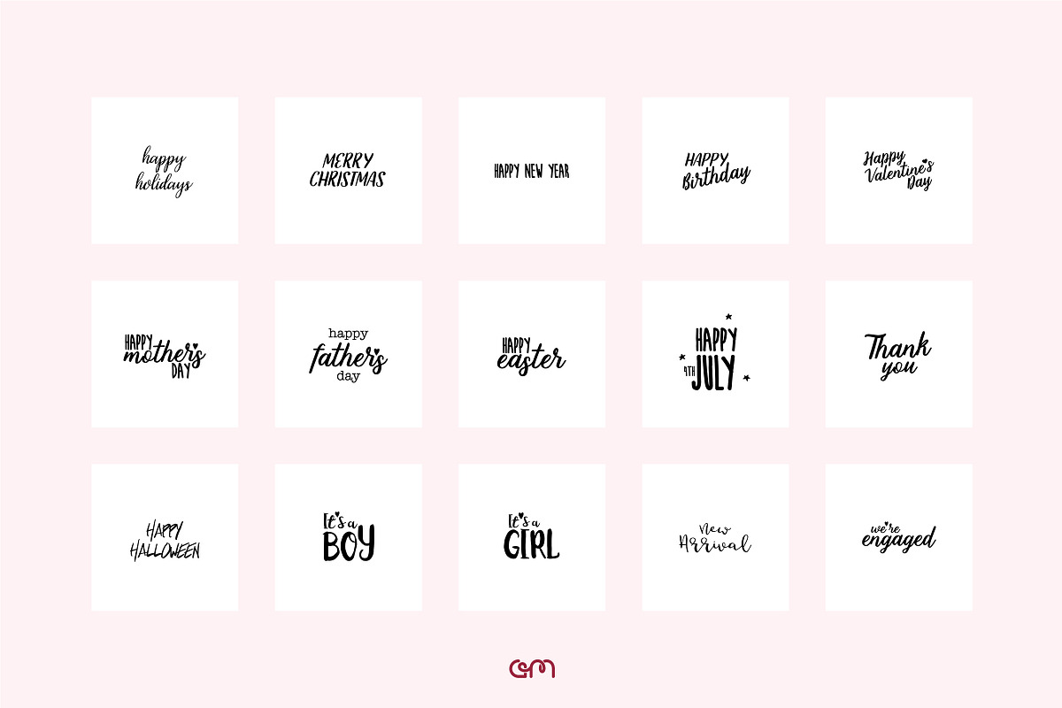 150 Quotes Bundle, a Social Media Template by AM Studio (Photo 12 of 15)