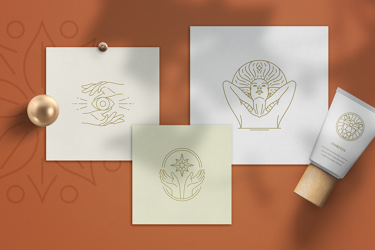 Logo Line Elements Collection, a Decorative Illustration by Vasya Kobelev (Photo 3 of 11)