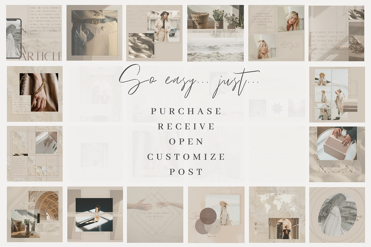 Canva Social Media Template Bundle, a Social Media Template by BRANDcontent (Photo 8 of 10)