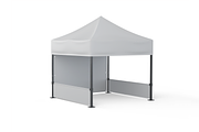 Outdoor Canopy Tent Mockup Set, an Advertising Mockup by Se٧enStudio (Thumbnail 4 of 8)