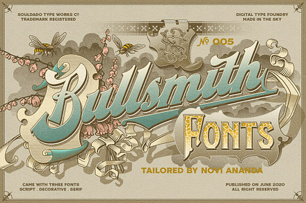 NS BULLSMITH Fonts