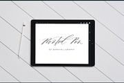 Dip Pen Procreate Calligraphy Brush, a Brush Add-On by BohoCalligraphy (Thumbnail 1 of 5)