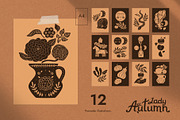 Lady Autumn. Vector feminine mystery, an Object Graphic by anna khramtsova (Thumbnail 8 of 14)