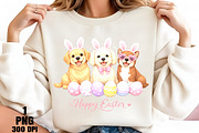 Easter Dogs Bunny Clipart PNG, an Illustration by Daily.Designs (Thumbnail 3 of 3)