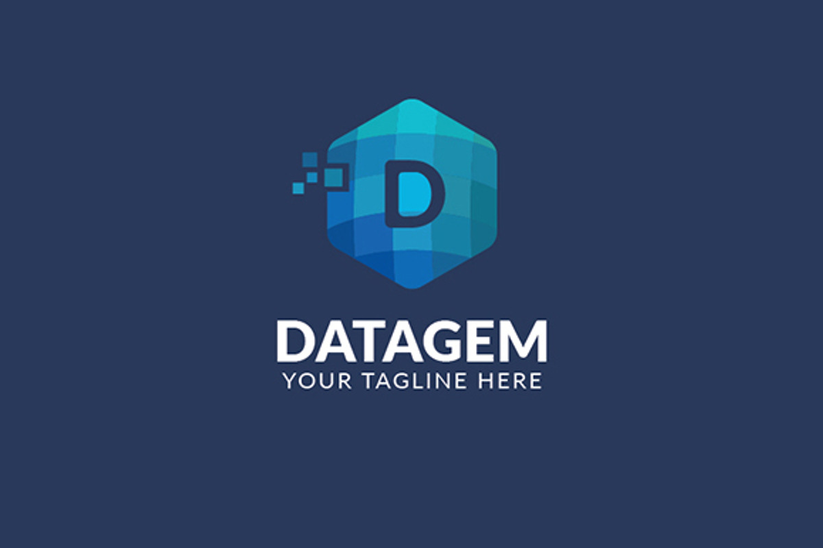 Datagem Logo, a Branding & Logo Template by Birka Studio (Photo 2 of 2)