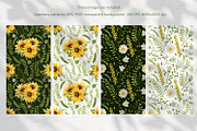 Sunflowers Watercolor Collection, an Illustration by Anna Druzhkova (Thumbnail 10 of 17)