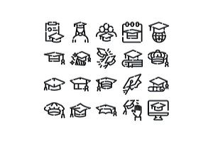 Graduation college education student, an Object Graphic by pikepicture