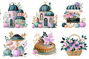 Fall Cottagecore Clipart Set, a Seasonal Illustration by Daily.Designs (Thumbnail 2 of 5)