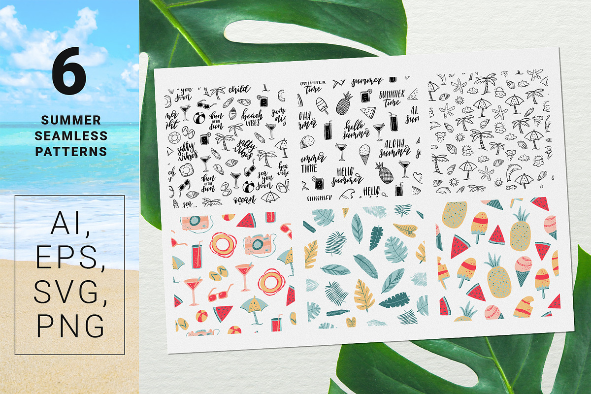 Beach Vibes - Summer design kit, an Object Graphic by Gray Cat Graphics (Photo 13 of 14)