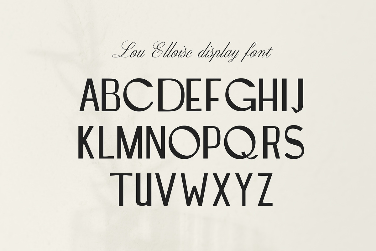 LOU ELLOISE Display Font, a Serif Font by Sylt Type (Photo 8 of 11)