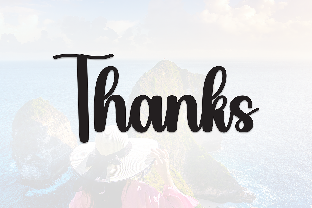 Vacation | Script Font, a Handwritten Font by Scratchones (Photo 9 of 9)