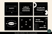 Positive Quotes Social Media Kit, a Social Media Template by Clairee Design Studio (Thumbnail 2 of 7)