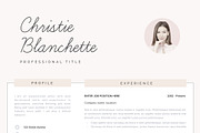 Resume Template CV 1, 2 page, a Resume Template by Resume Angels (Thumbnail 3 of 9)