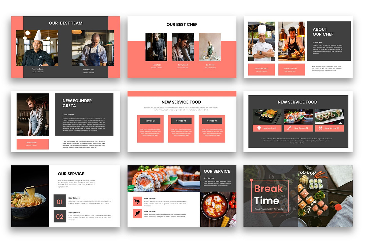 Creta – Food PowerPoint Template, a Presentation Template by kreatifreya (Photo 3 of 5)