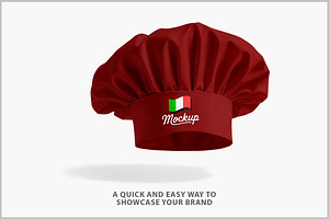 Chef Hat Mockup PSD