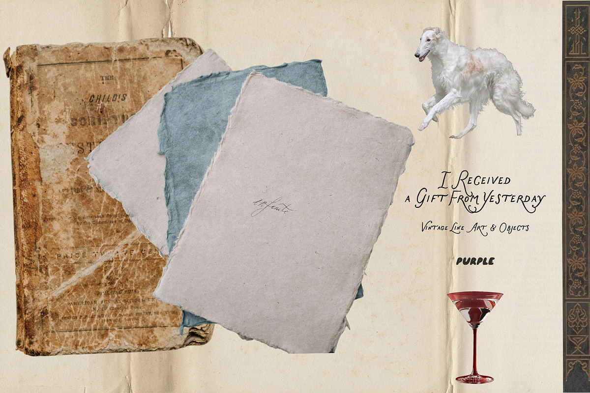 Vintage Objects & Line Art, an Object Graphic by Purple (Photo 11 of 18)