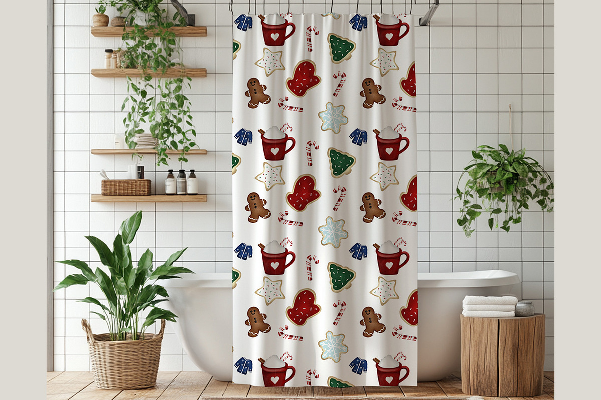 6 Christmas Seamless Patterns | png, a Graphic by Willow Paige Farms (Photo 7 of 7)