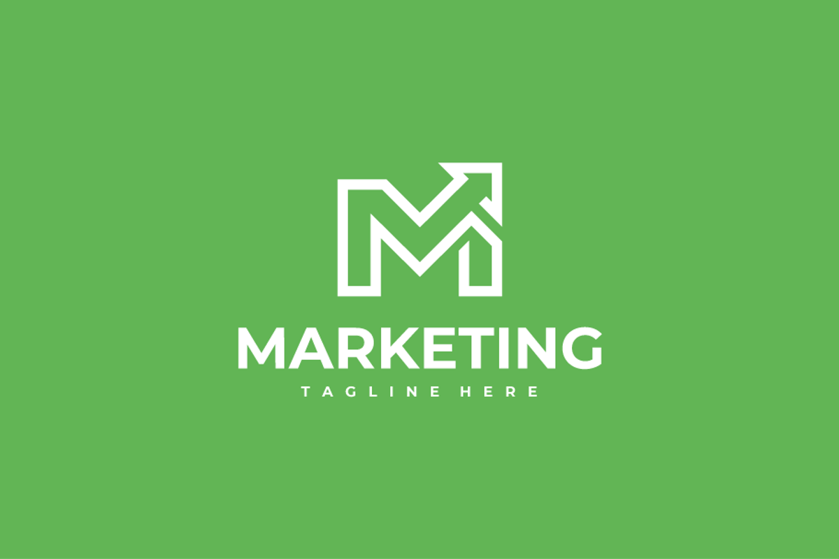 Marketing Initial Letter M Logo, a Branding & Logo Template by yopie (Photo 2 of 3)
