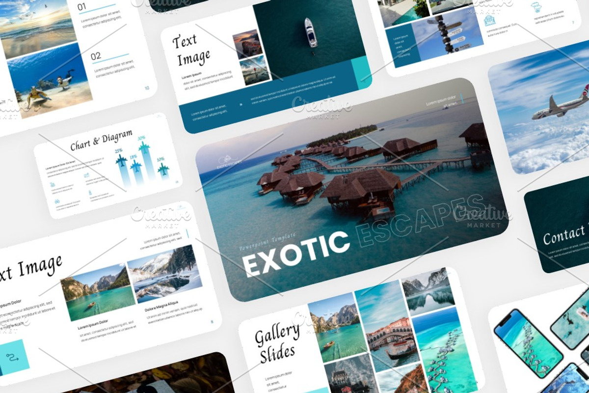 Exotic Escapes Presentation, a Presentation Template by Interpitch (Photo 1 of 8)