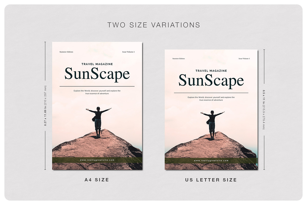 SUNSCAPE Travel Magazine, a Magazine Template by BlancaLab Studio (Photo 7 of 9)