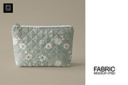 Quilted Cosmetic Bag Mockup PSD, a Household Mockup by 1001 mockups (Thumbnail 1 of 10)