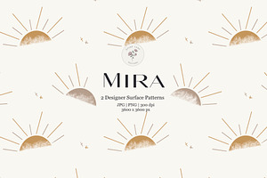 Mira Boho Sun Surface Patterns