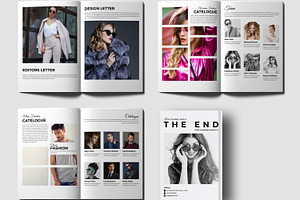 Minimal Fashion Magazine Template