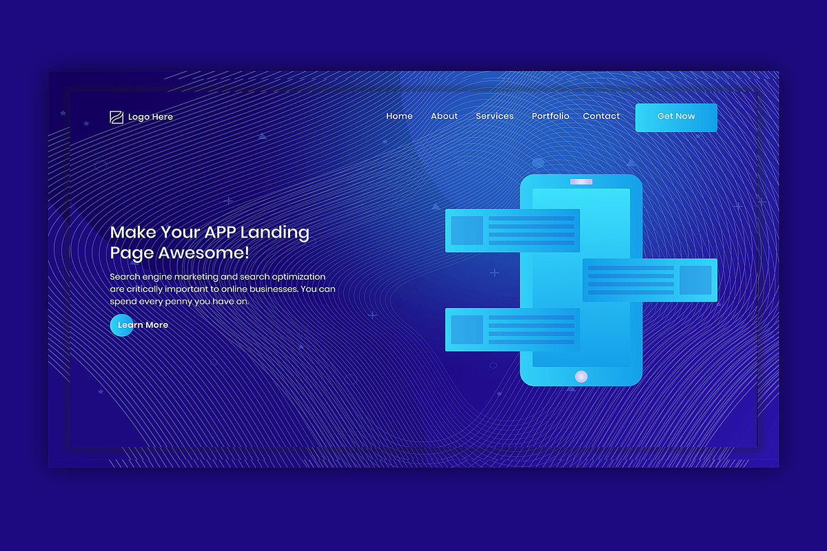 Website Header with illustration, a Device Mockup by Avabil (Photo 10 of 10)