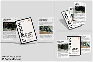 E Book Mockup, an iPad Mockup by Unerispace