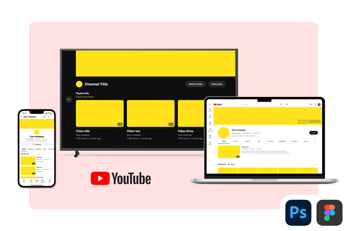 Social Media Branding Kit PSD Figma, a Social Media Template by Vitor Heinzen (Photo 4 of 33)