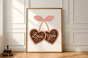 Faux Crochet Valentines Day Cherry P, an Illustration by Daily.Designs (Thumbnail 5 of 5)