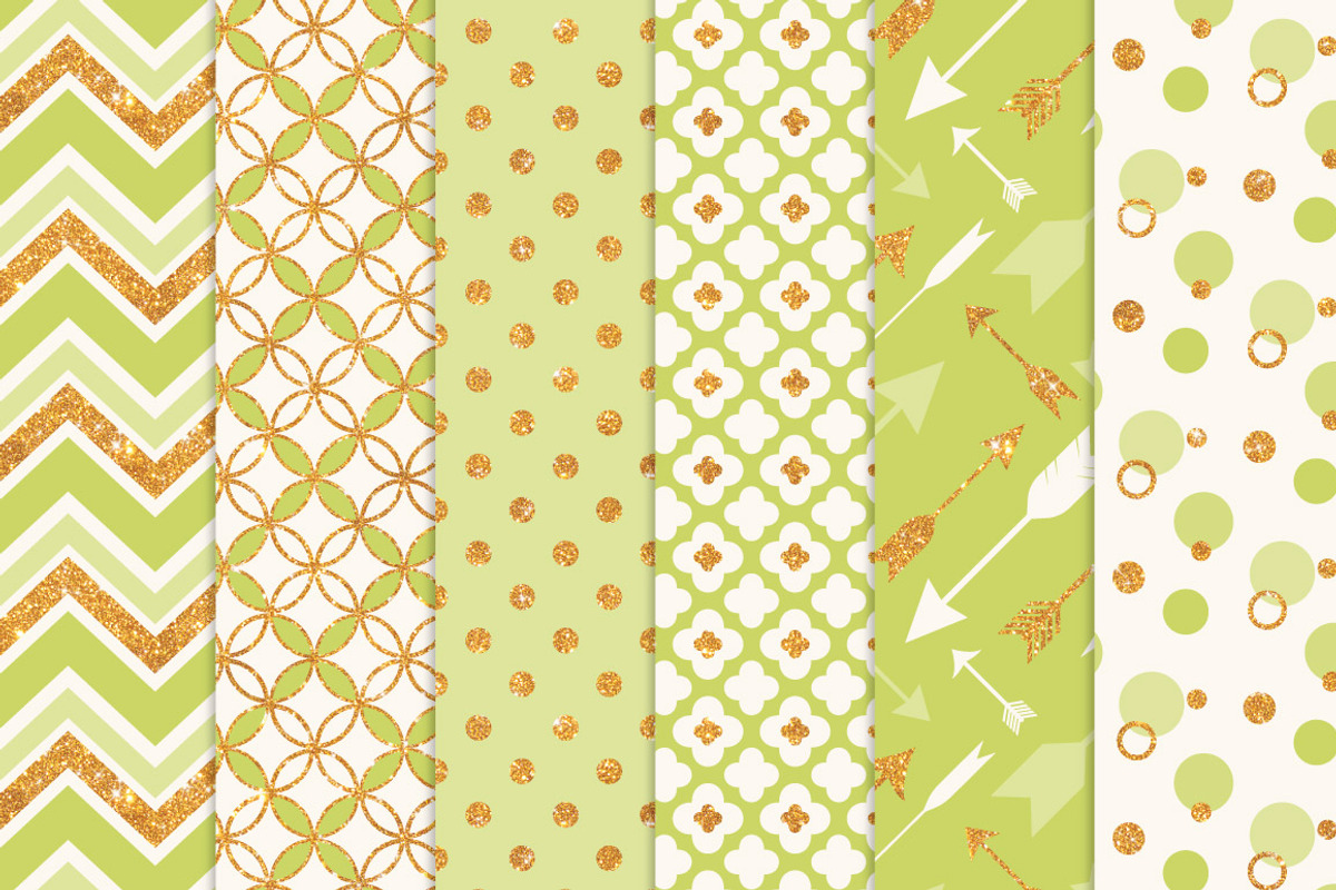 Bamboo Bohemian Digital Papers, a Pattern Graphic by Amanda Ilkov (Photo 2 of 3)