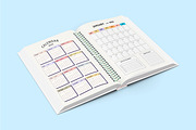 2025 Daily Weekly Monthly Planner, a Stationery Template by Designmela01 (Thumbnail 4 of 5)