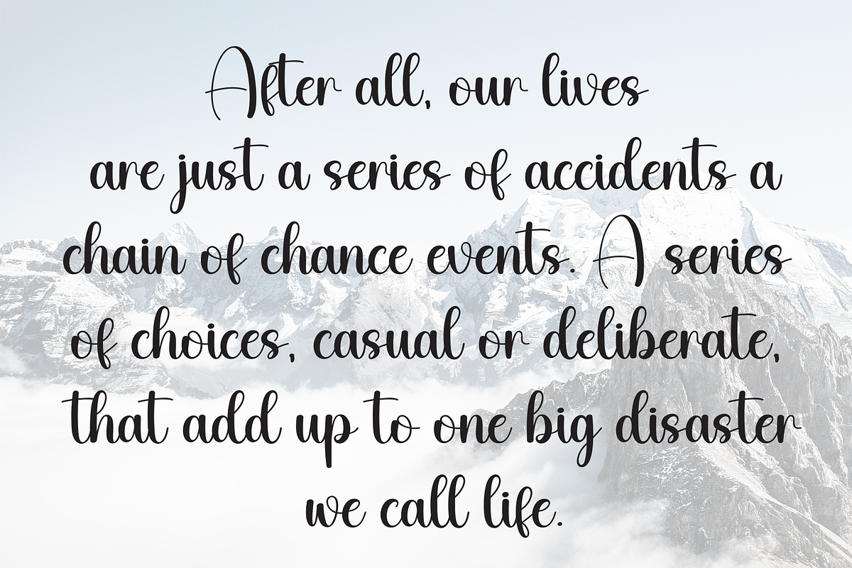 Outfit | Script Font, a Handwritten Font by Scratchones (Photo 6 of 9)