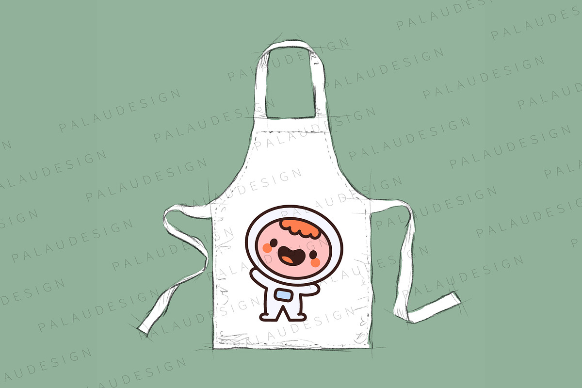 Cute Baby Astronaut Character, a Person Illustration by Palau (Photo 4 of 12)