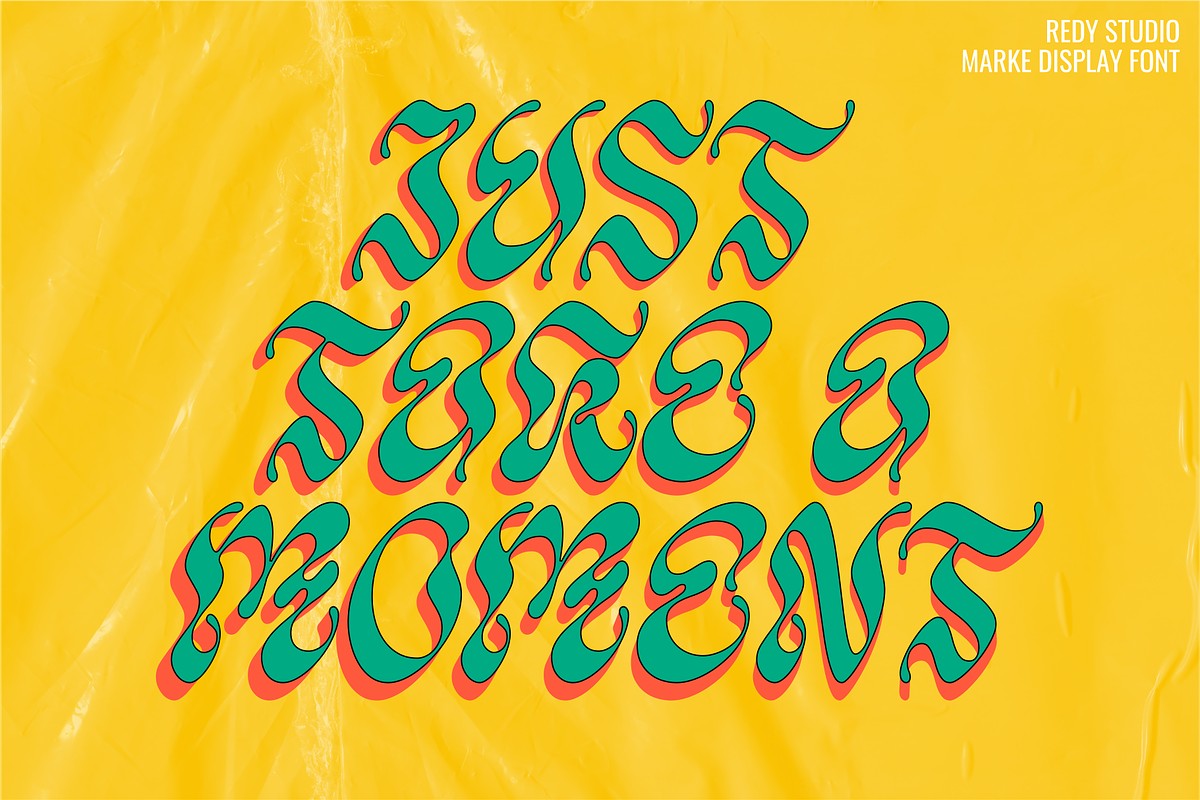 MARKE - DISPLAY FONT, a Symbol Font by RedyStudio (Photo 6 of 8)