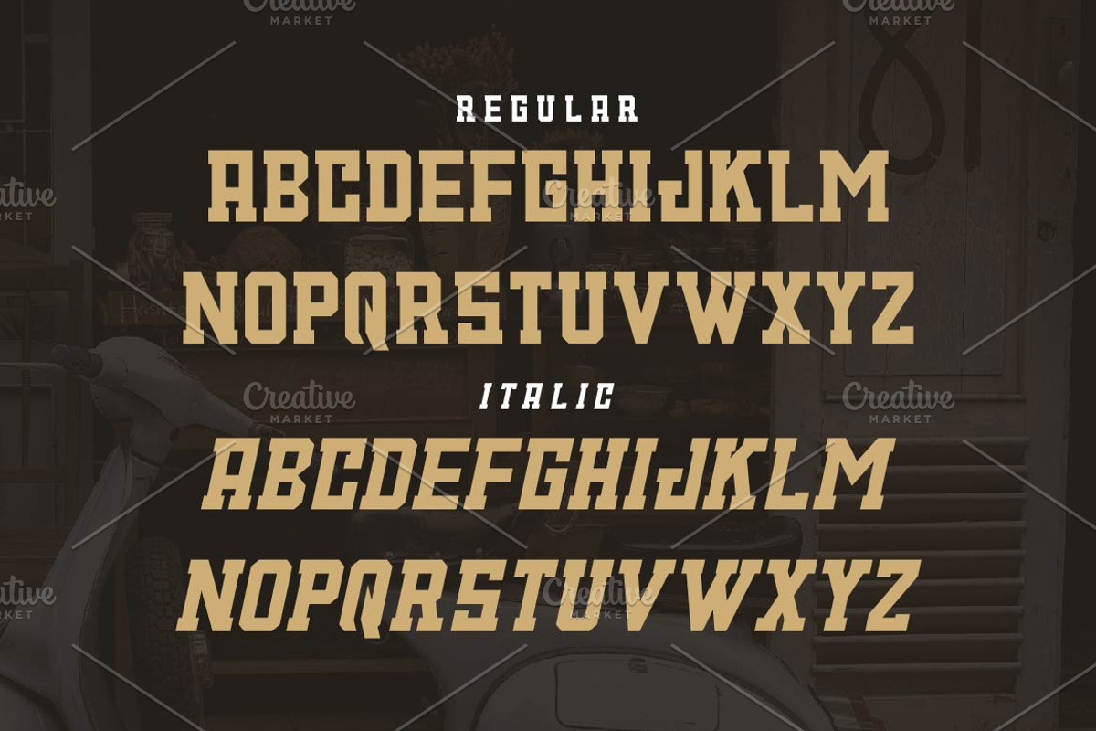 Obligate - String Serif Font, a Slab Serif Font by Artiveko (Photo 4 of 4)