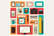 Business Elements (vector), a Work Illustration by Inkant Studio (Thumbnail 2 of 2)