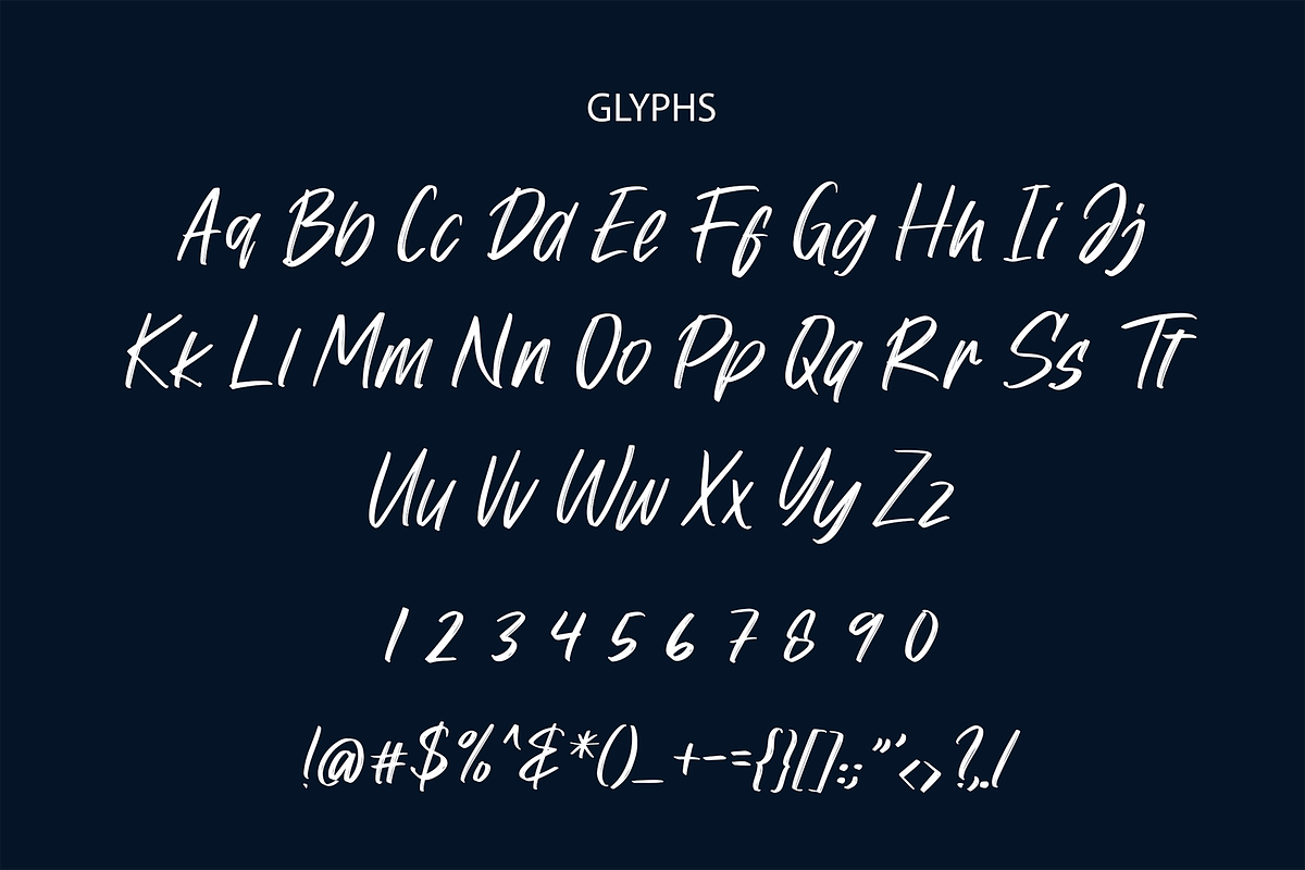Brownie Brush Font, a Script Font by Formatika Studio (Photo 6 of 6)
