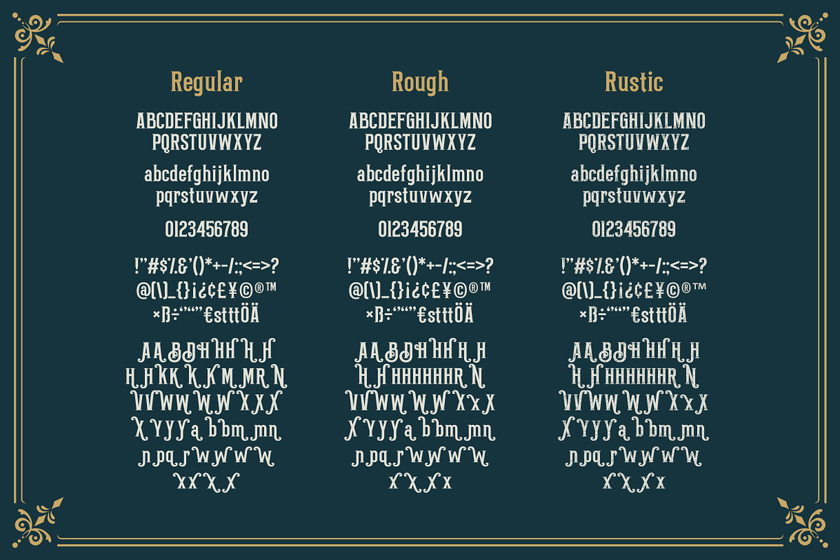 Aviation - Vintage Typeface preview 2