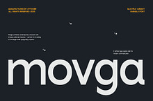 Movga Sans Grotesque Family