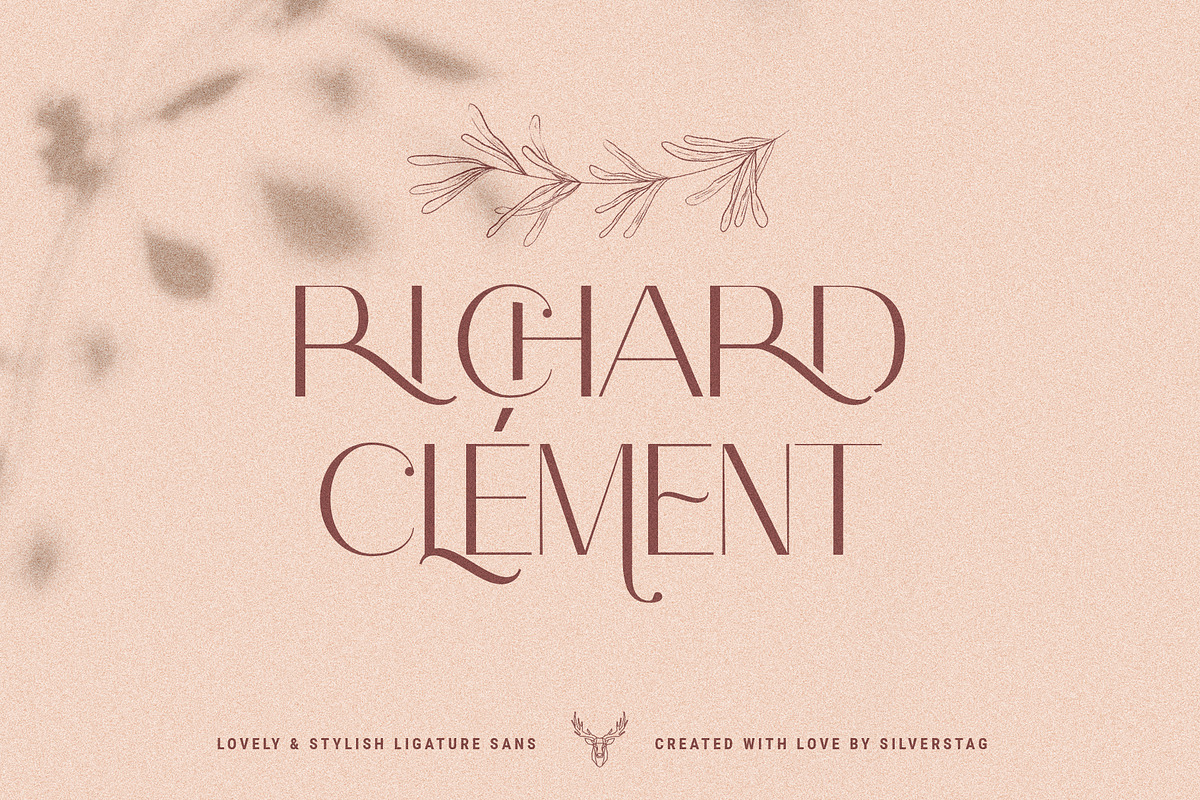 Celine - Chic Ligature Sans & Extras, a Sans Serif Font by SilverStag Type Foundry (Photo 10 of 23)