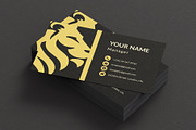 Lion Business Card Design Vector, a Business Card Template by Walldecorated (Thumbnail 4 of 5)