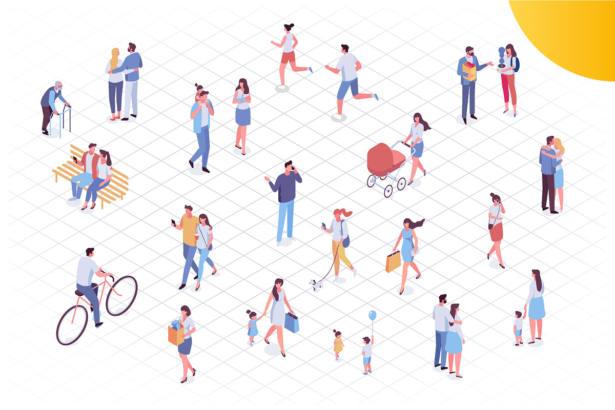 300+ Isometric People vector set, a Person Illustration by Vector_Art (Photo 22 of 23)