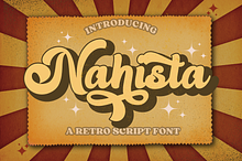 Nahista - Retro Font