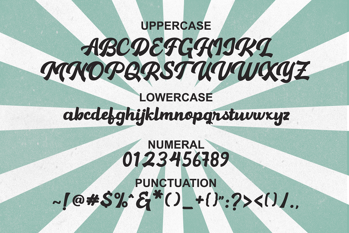 Hansley - Retro Font, a Script Font by BearyType Studio (Photo 13 of 16)