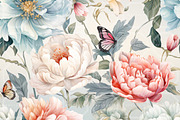 BLOSSOM FLIGHT. Seamless Pack, a Texture Illustration by RefinedFantasyStudio (Thumbnail 6 of 9)
