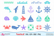 Nautical SVG, Eps, Dxf and Png., an Object Graphic by PolpoDesign (Thumbnail 1 of 5)