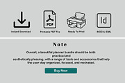 Ultimate Planner Bundle/ Yearly plan, a Stationery Template by Design Zone (Thumbnail 9 of 9)